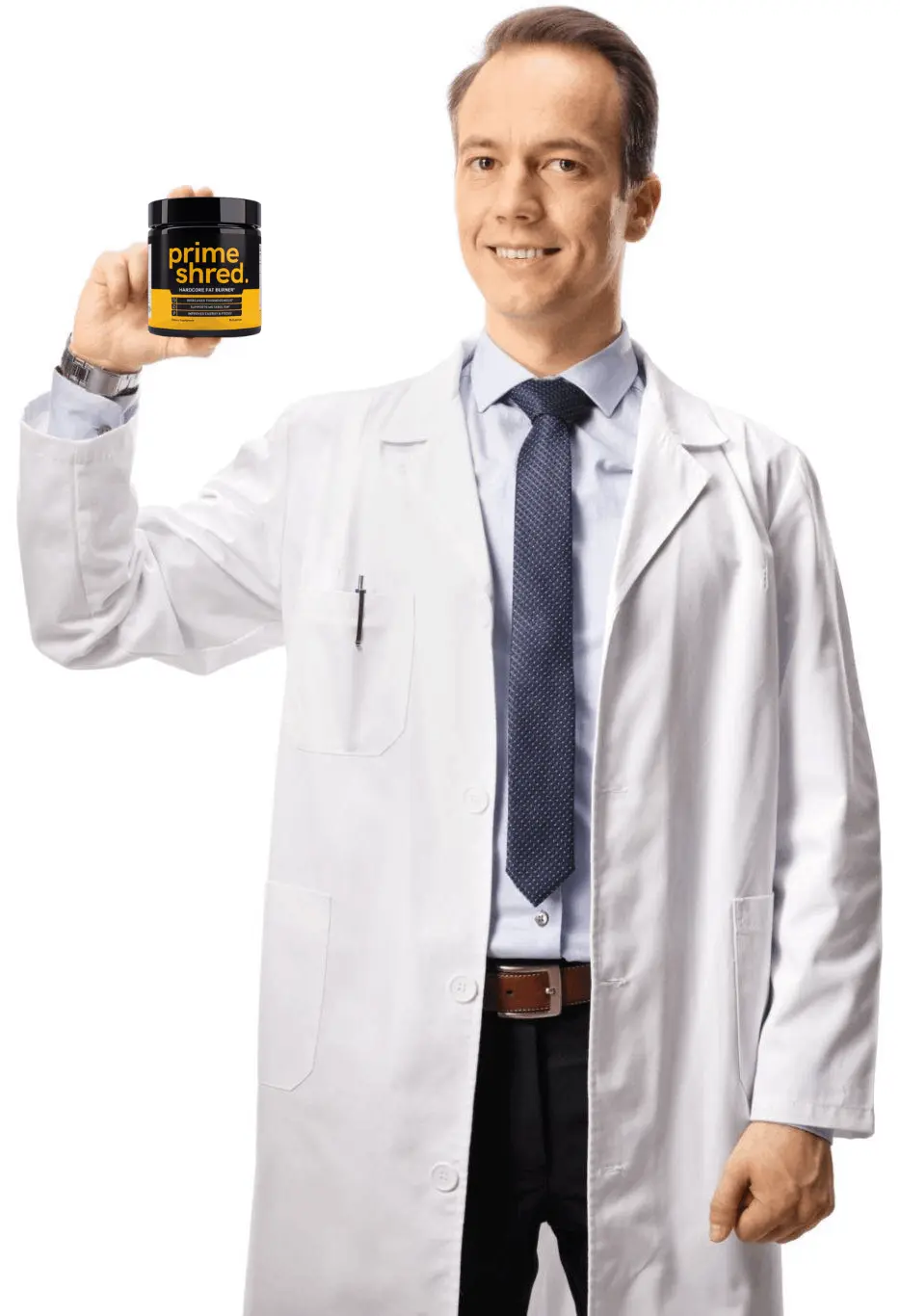 doctor holding PrimeShred